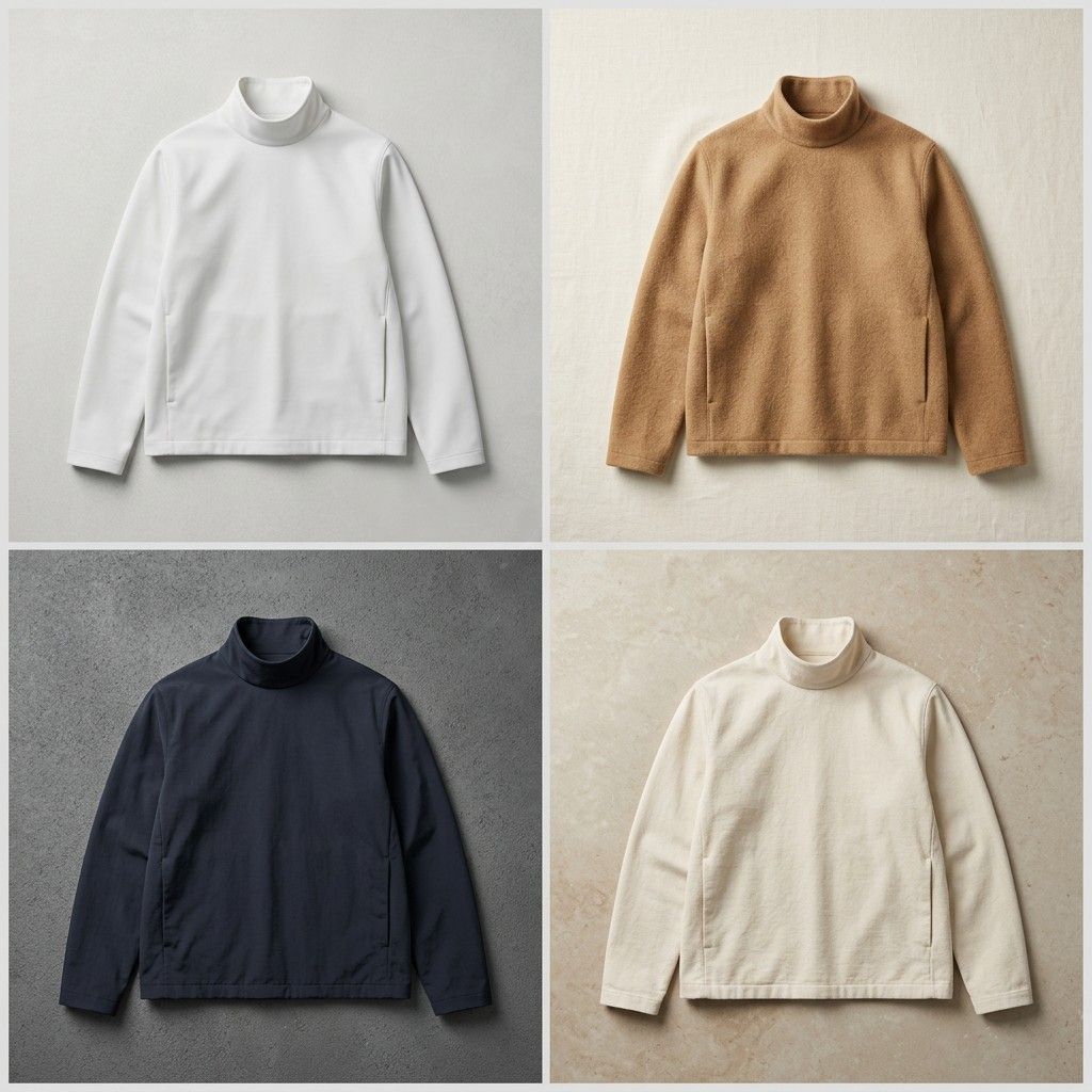 无缝夹克平铺图