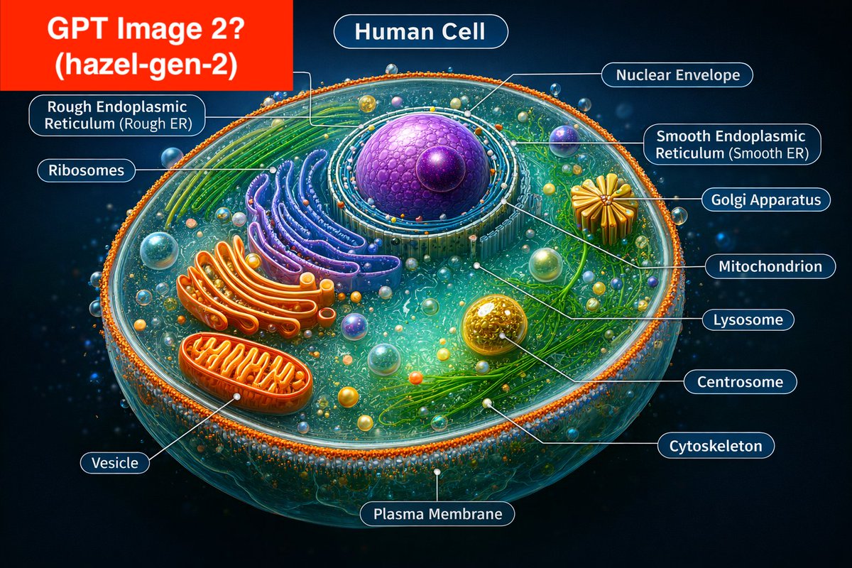 完整标注的人体细胞图 - GPTIMG2.ai image 1