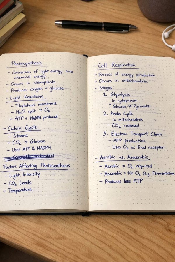 Handwritten Notebook Notes 2
