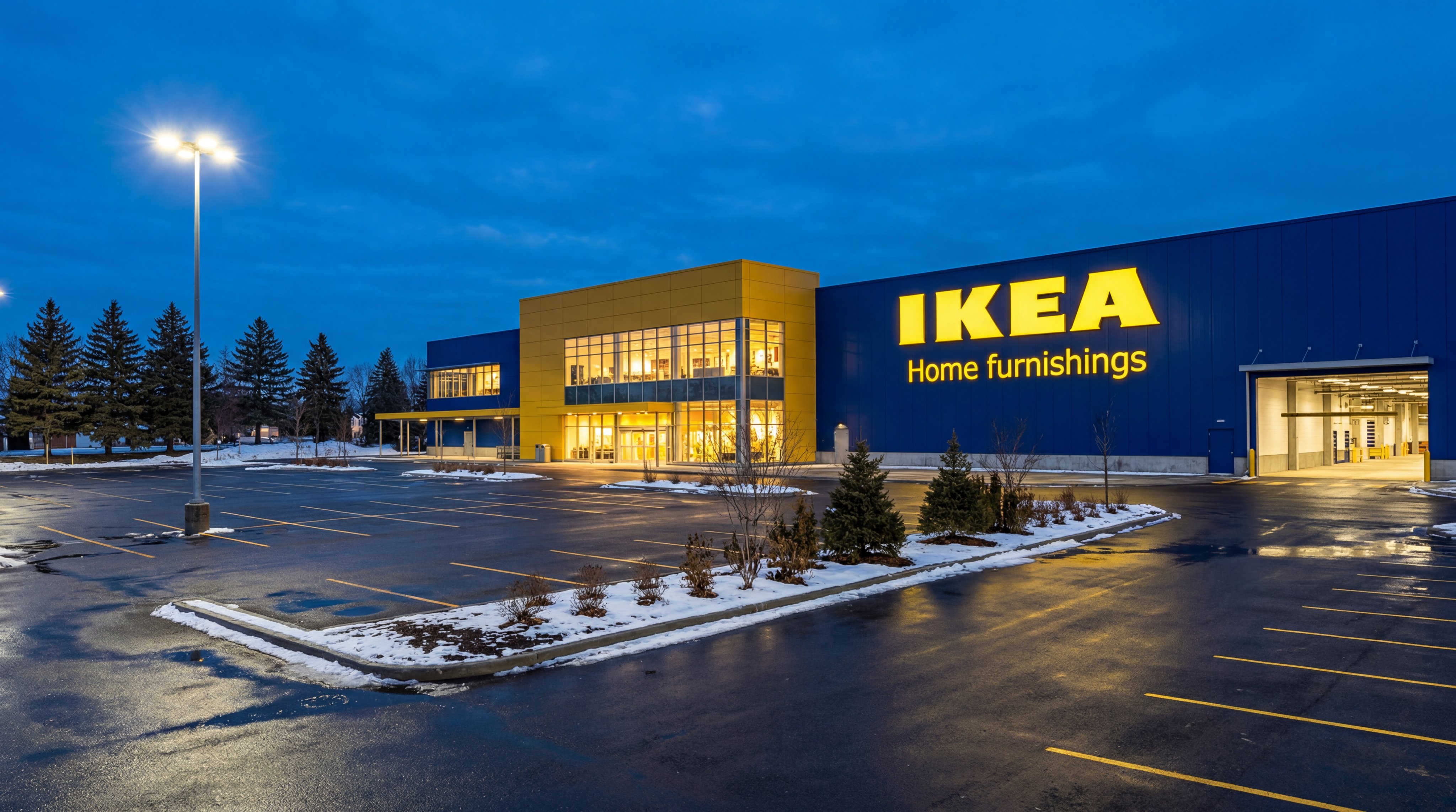 Ikea Storefront At Twilight 2