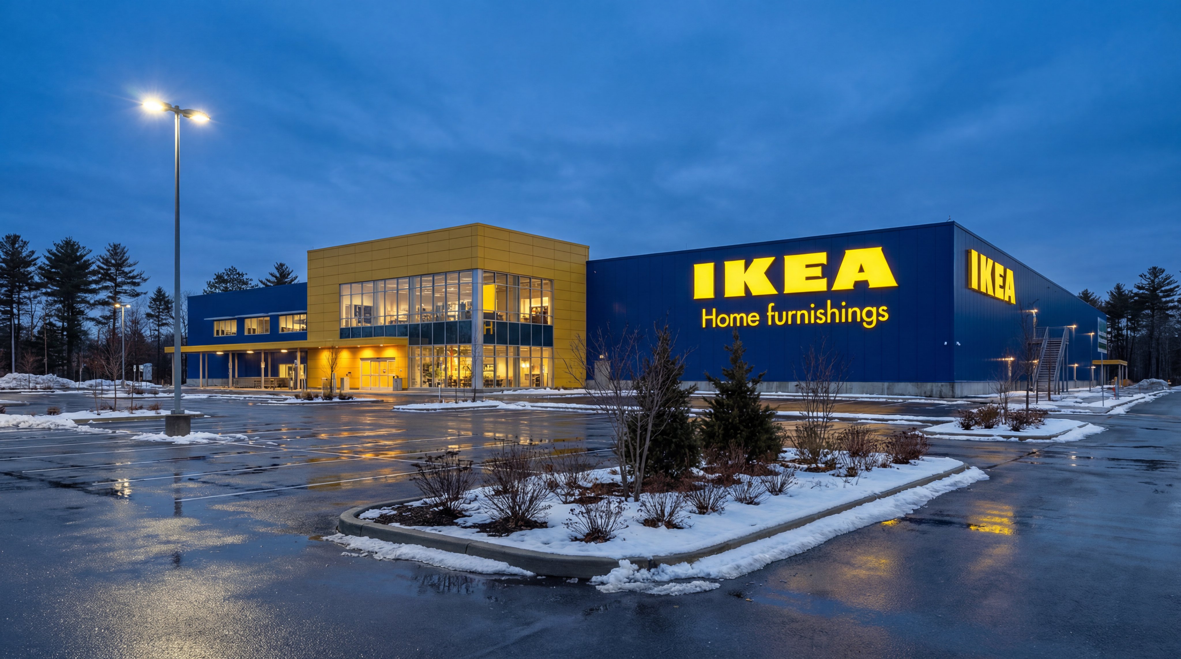 Ikea Storefront At Twilight 3