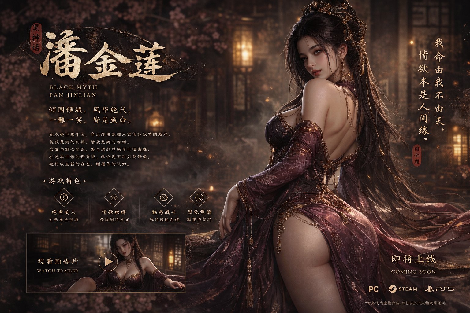 Black Myth Pan Jinlian Game Screen