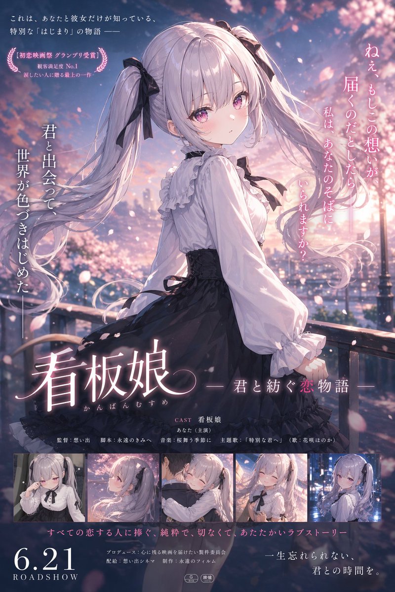 Youtube Thumbnail Anime Romance Movie Poster 2