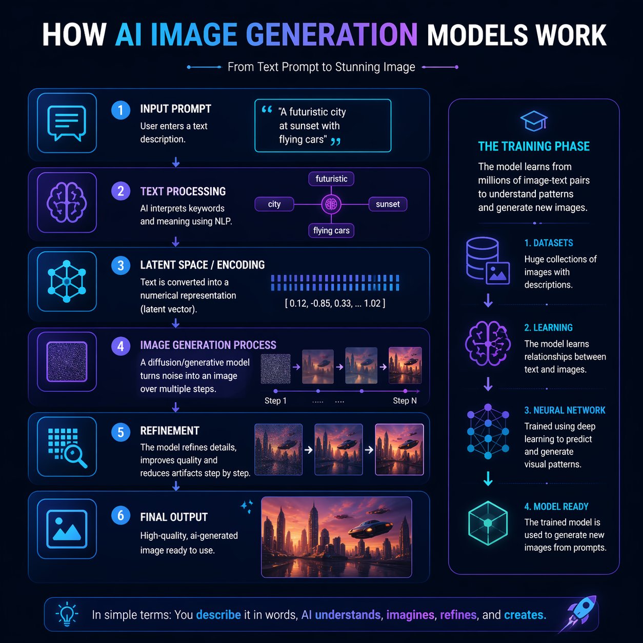AI 图像生成流程信息图 - GPTIMG2.ai image 1