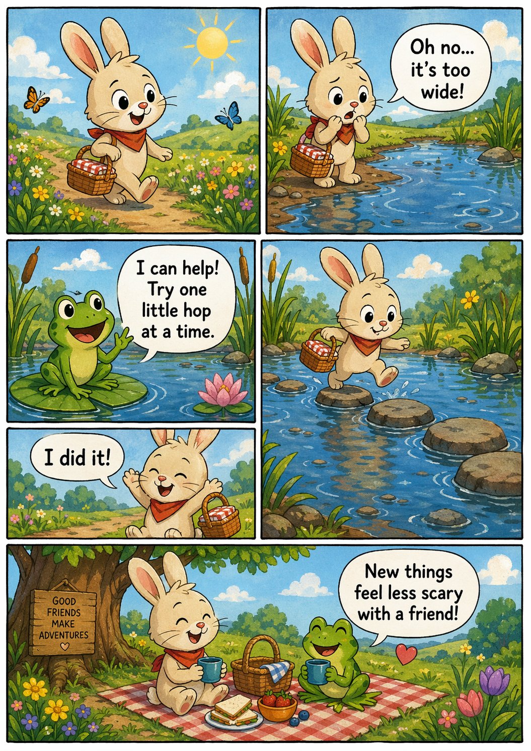 儿童现代独立漫画页面 - GPTIMG2.ai image 1