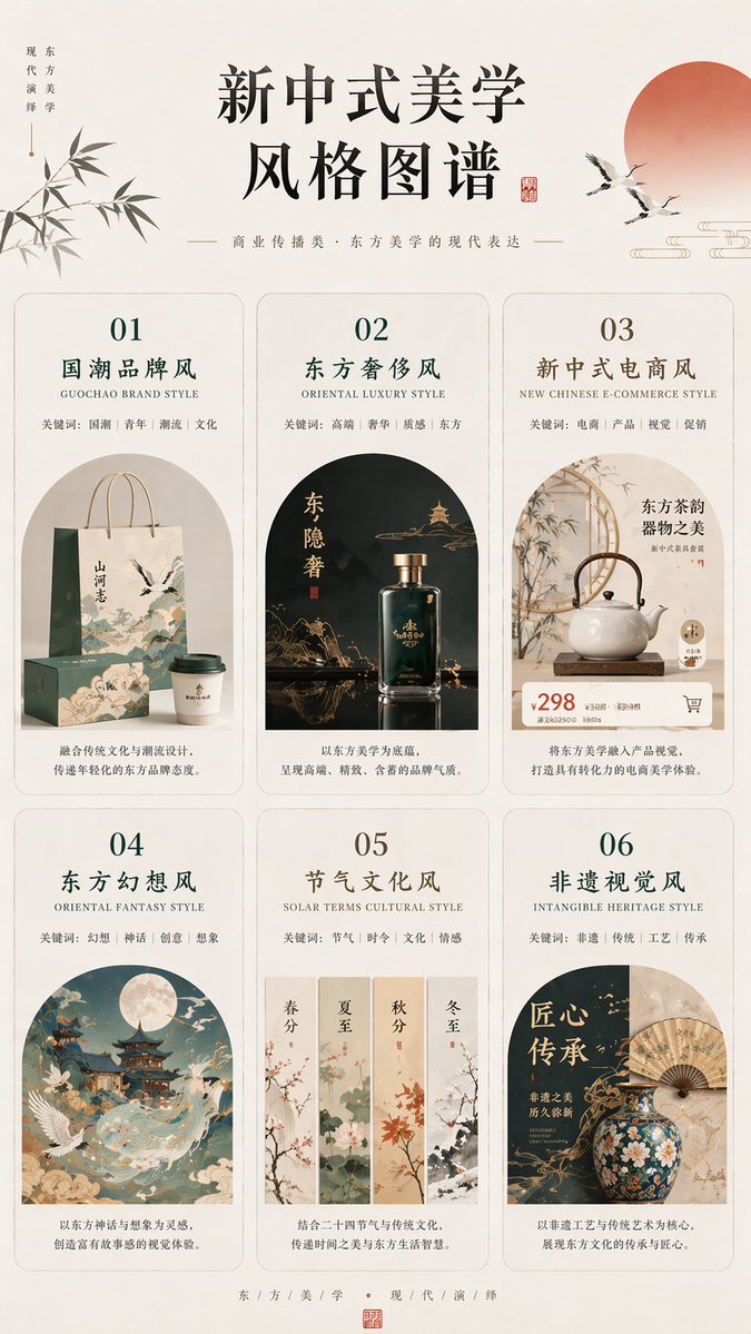 E Commerce Main Image New Chinese Aesthetics Style Chart