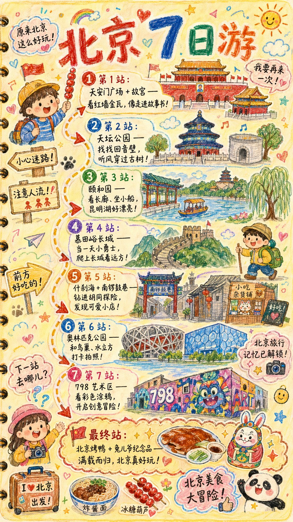 旅行手账插画 - GPTIMG2.ai image 1