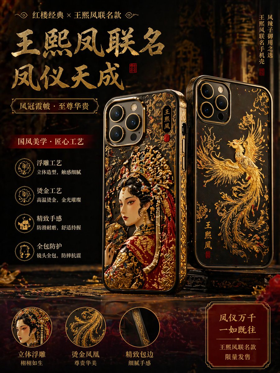 E Commerce Main Image Classical Literature Themed Phone Case