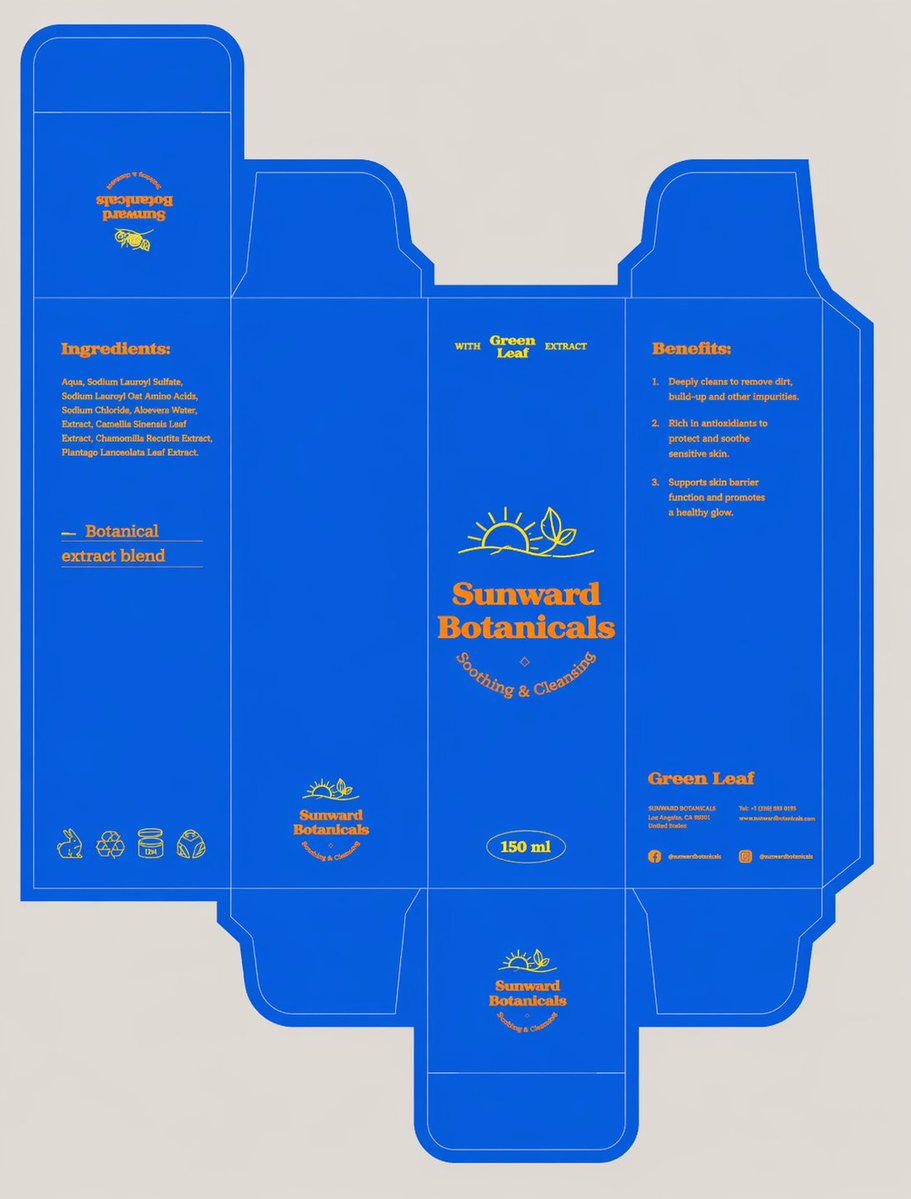 E Commerce Main Image 3d Product Box Dieline Visualization