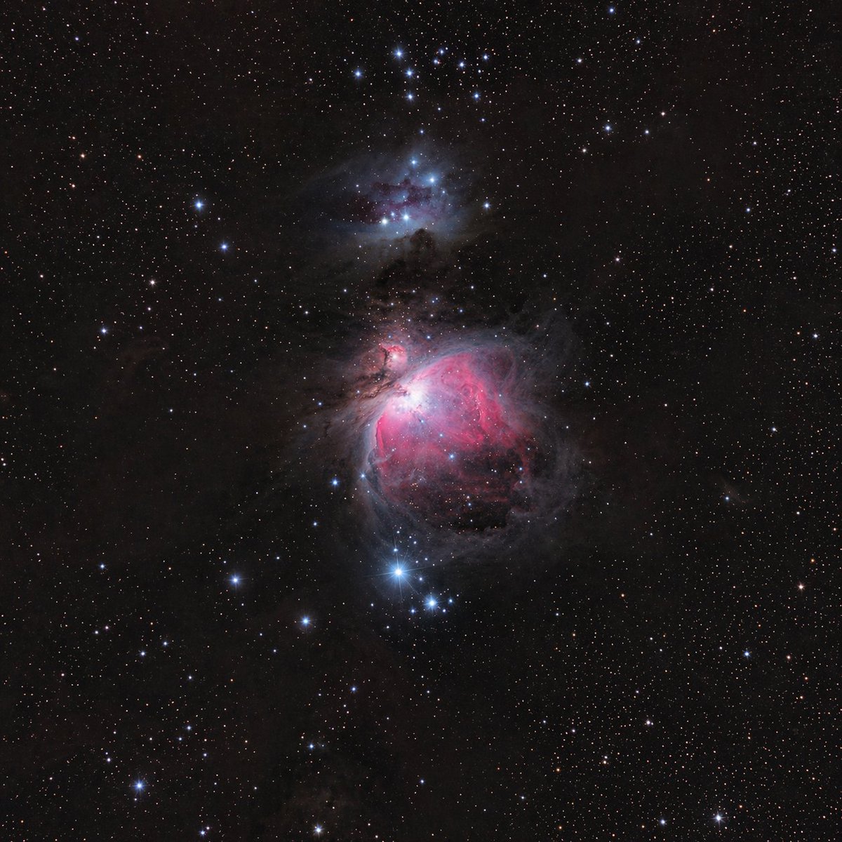 Social Media Post Astronomical Orion Nebula Generation