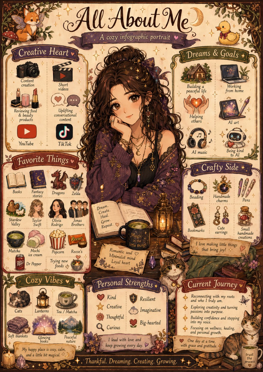 Maple 个人动漫信息图 - GPTIMG2.ai image 1