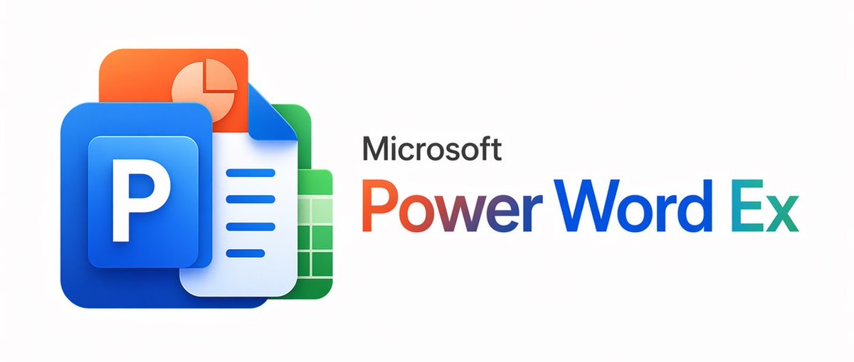 Product Marketing Microsoft Powerwordex Promo Graphic
