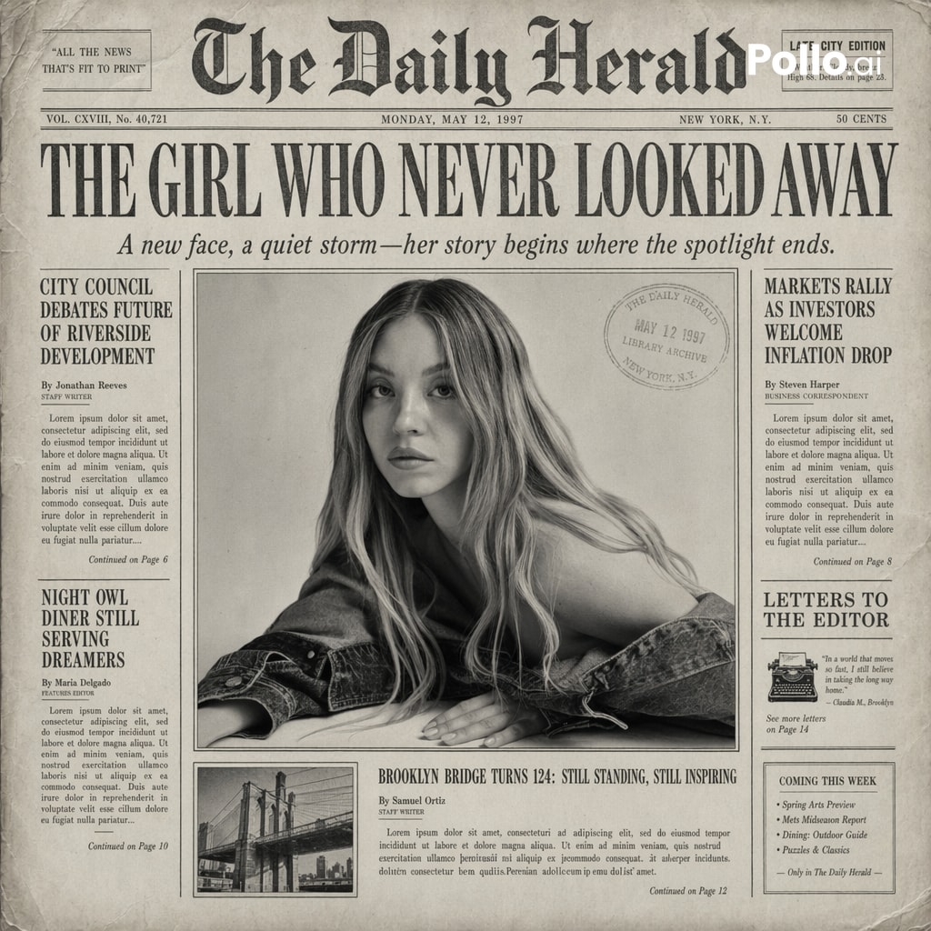 Vintage Newspaper Front Page 3