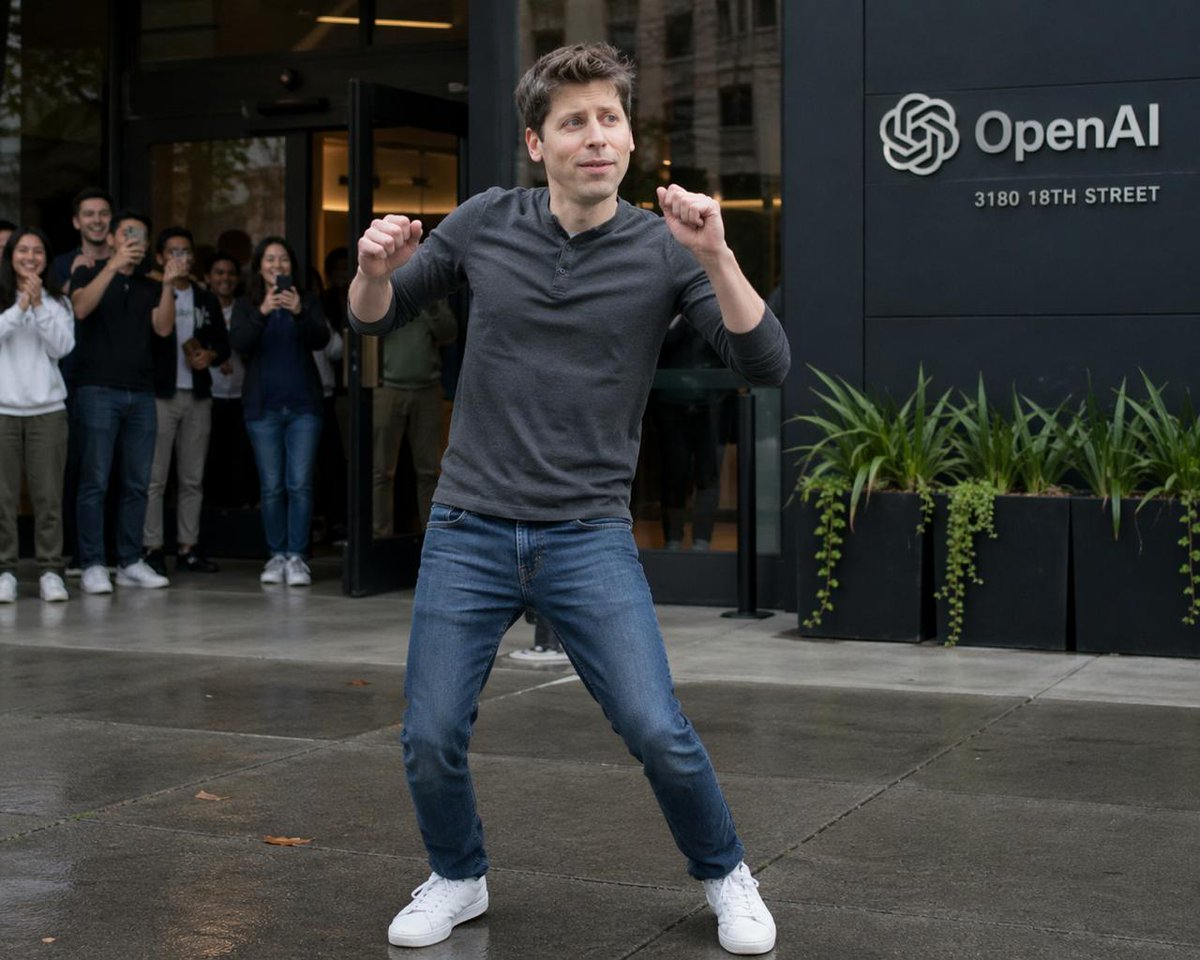 Sam Altman Openai Dancing Photo