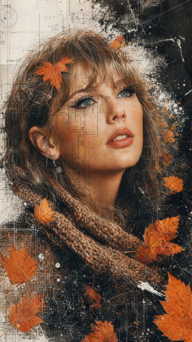 Architectural Blueprint Maple Fashion Portrait 3