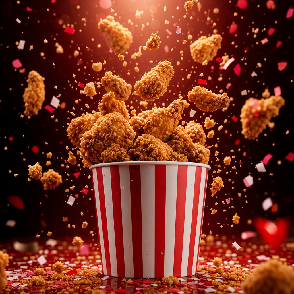 Crispy Fried Chicken Bucket Ad 2