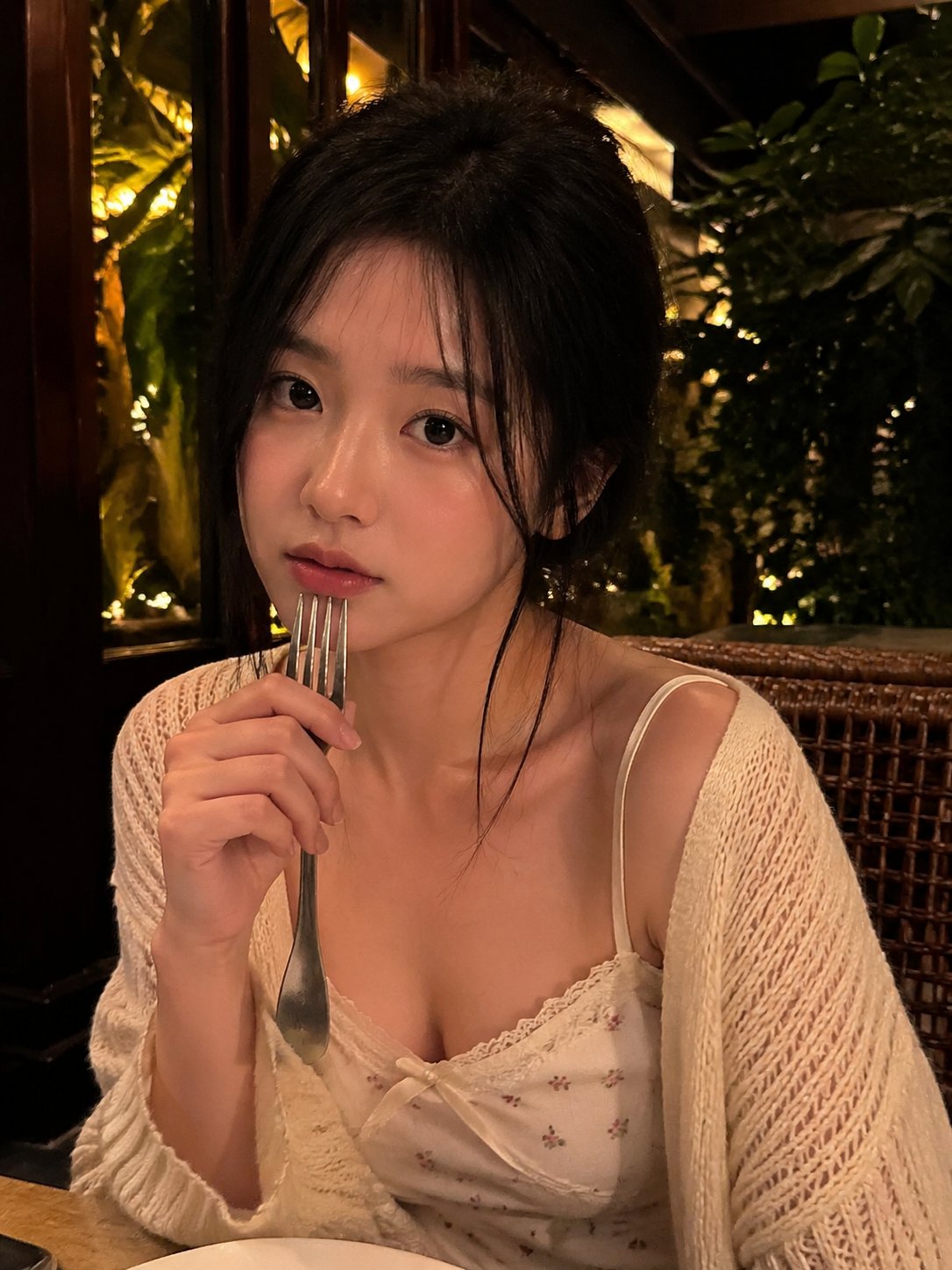 Realistic Low Light Phone Style Portrait Young 2