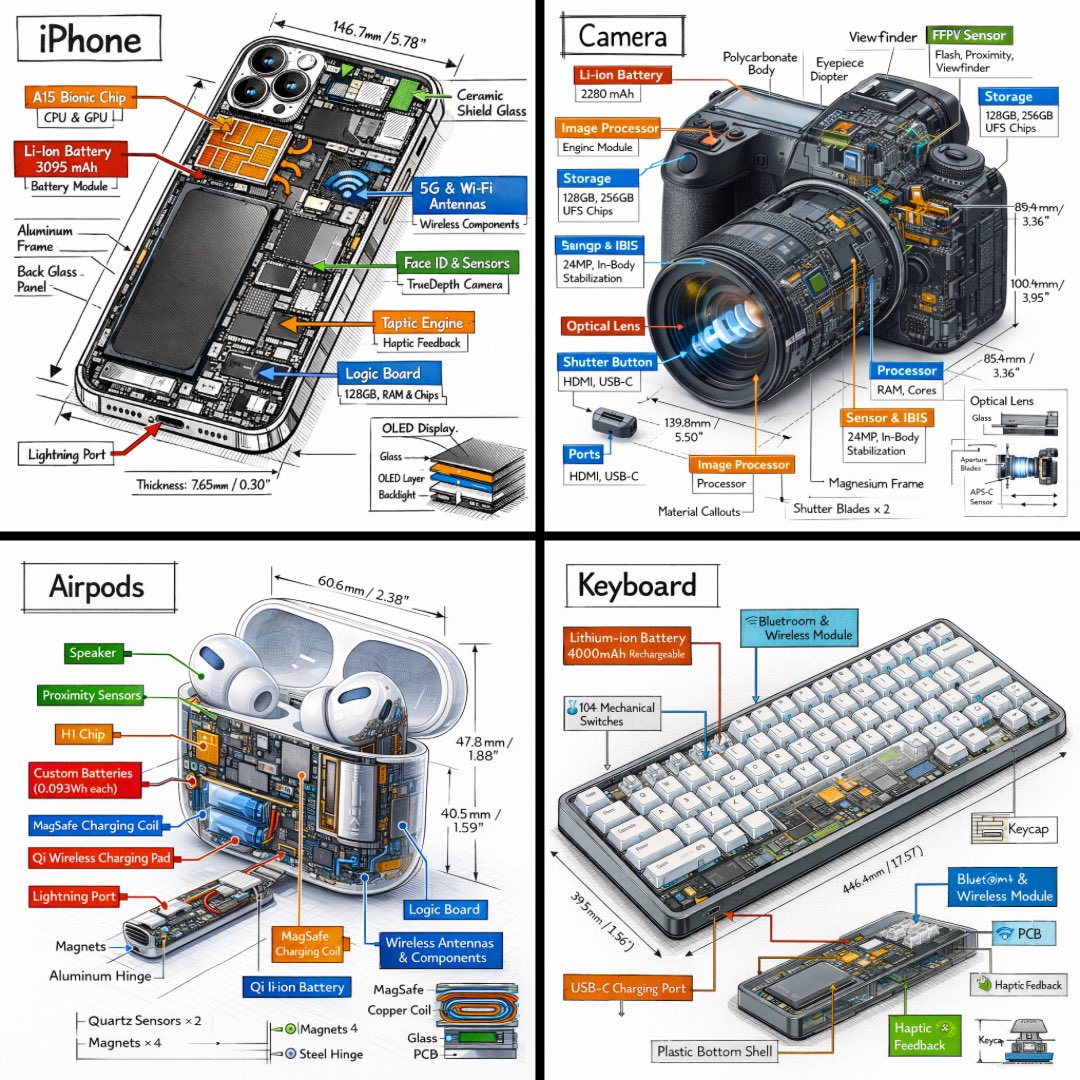 Generate Technical Infographic Object Rendered 45 Degree