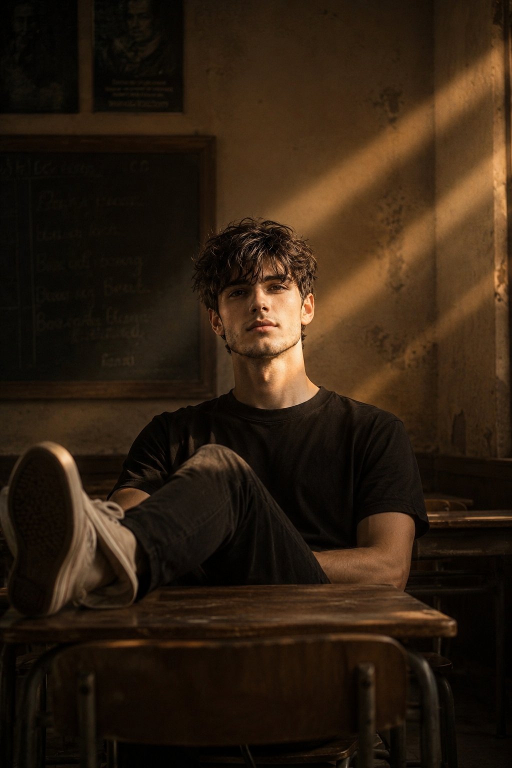 Cinematic Portrait Man Picture Preserve 100 Facial