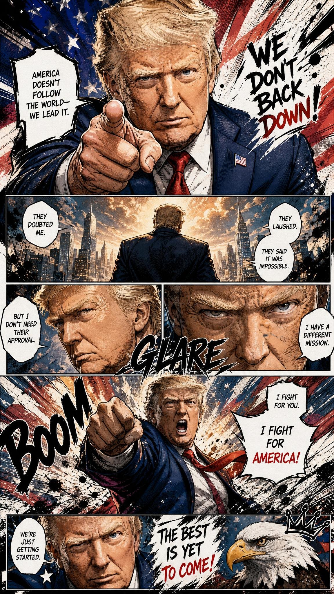 Create Full Page Colored Manga Illustration Based