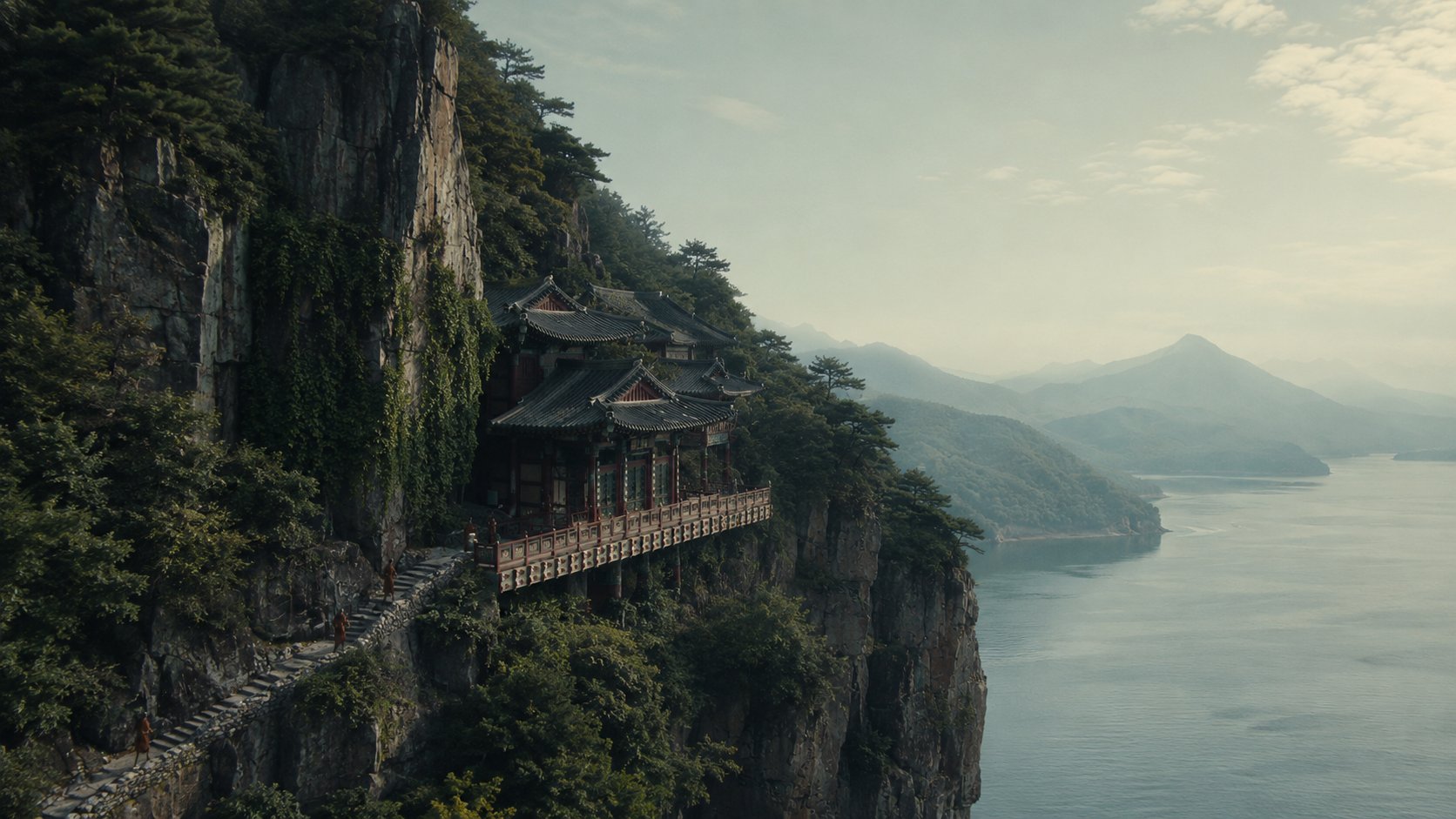 Create Epic Cinematic Landscape Shot Traditional East
