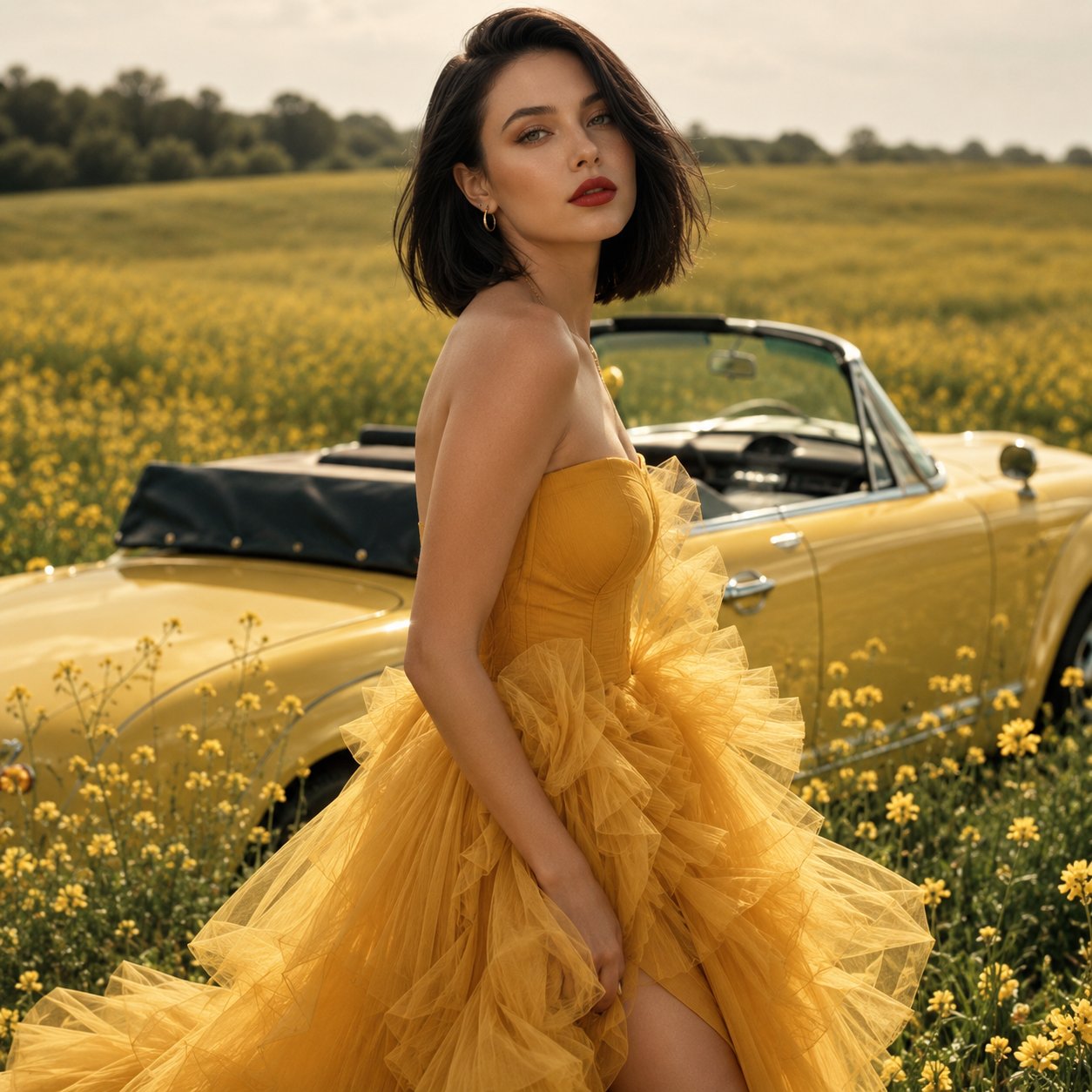 Ultra Realistic Cinematic Fashion Editorial Photograph Stunning