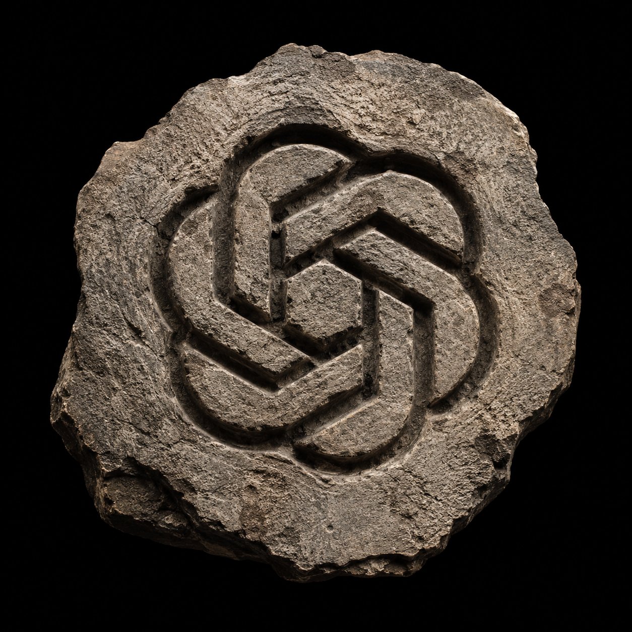 Prompt Create Photorealistic Stone Artifact Logo Logo