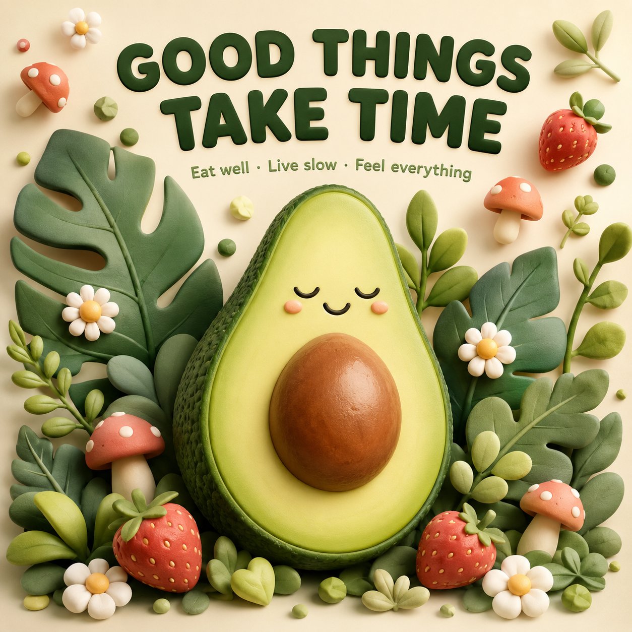 Serene Visually Captivating Square Wellness Social Media
