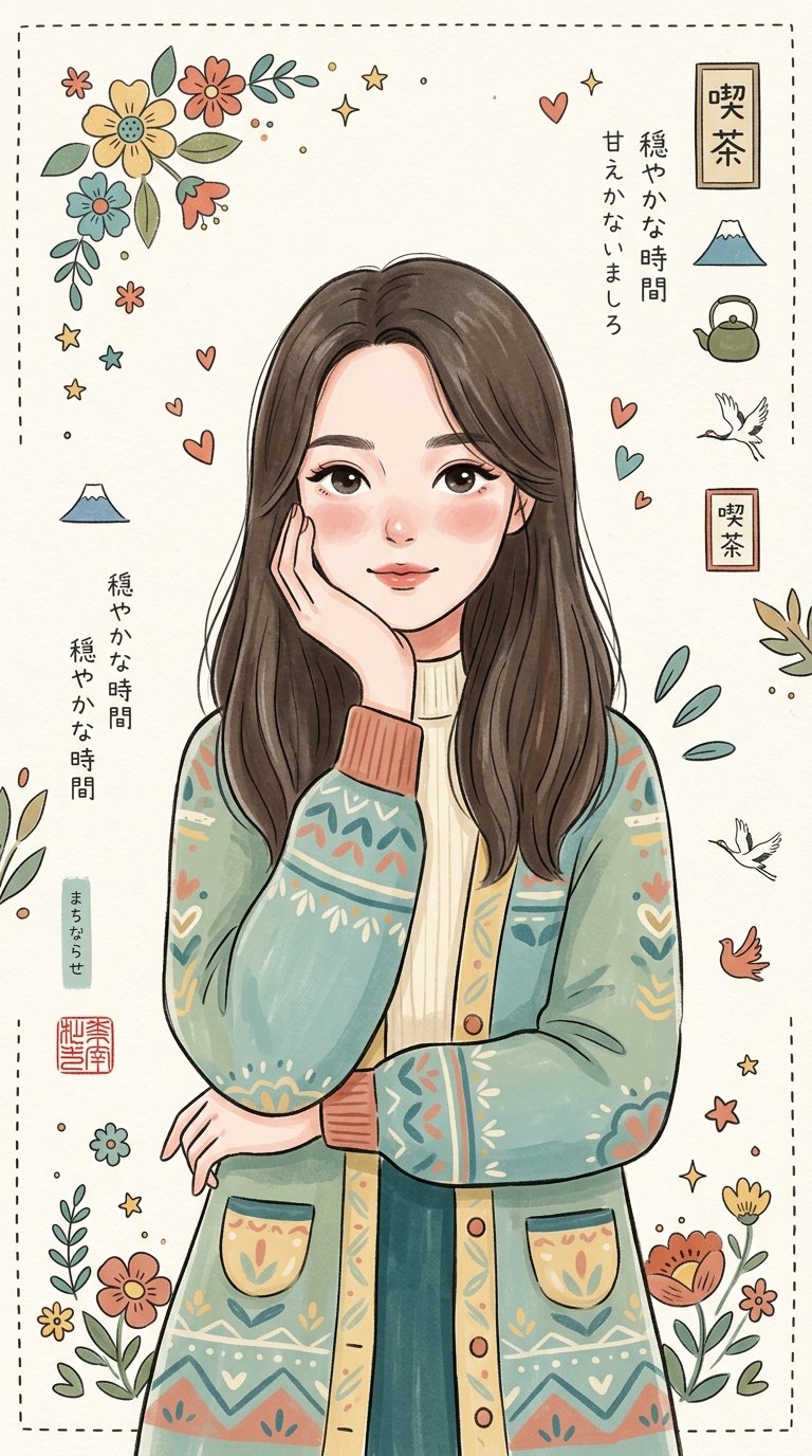Create Cozy Japanese Inspired Whimsical Folk Art 2