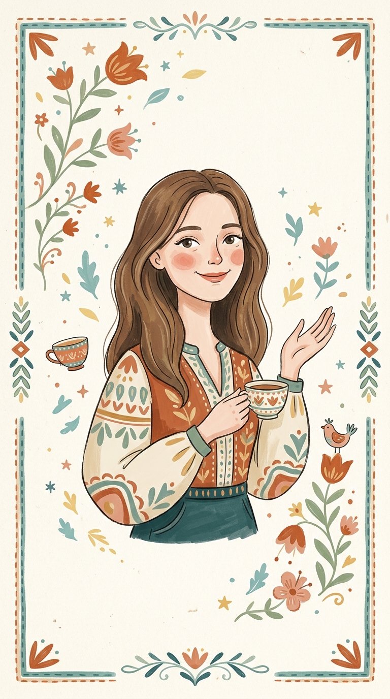 Create Cozy Japanese Inspired Whimsical Folk Art 3