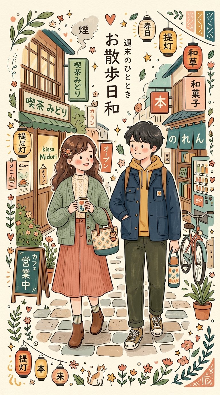 Create Cozy Japanese Inspired Whimsical Folk Art 4