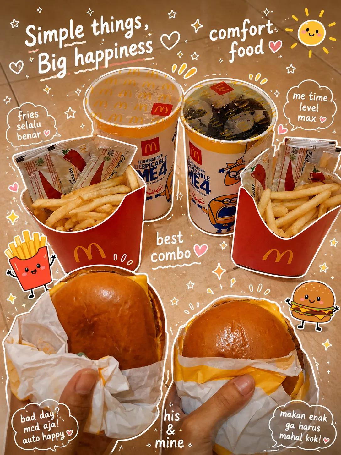 Cute Kawaii Style Food Photography Collage Cozy