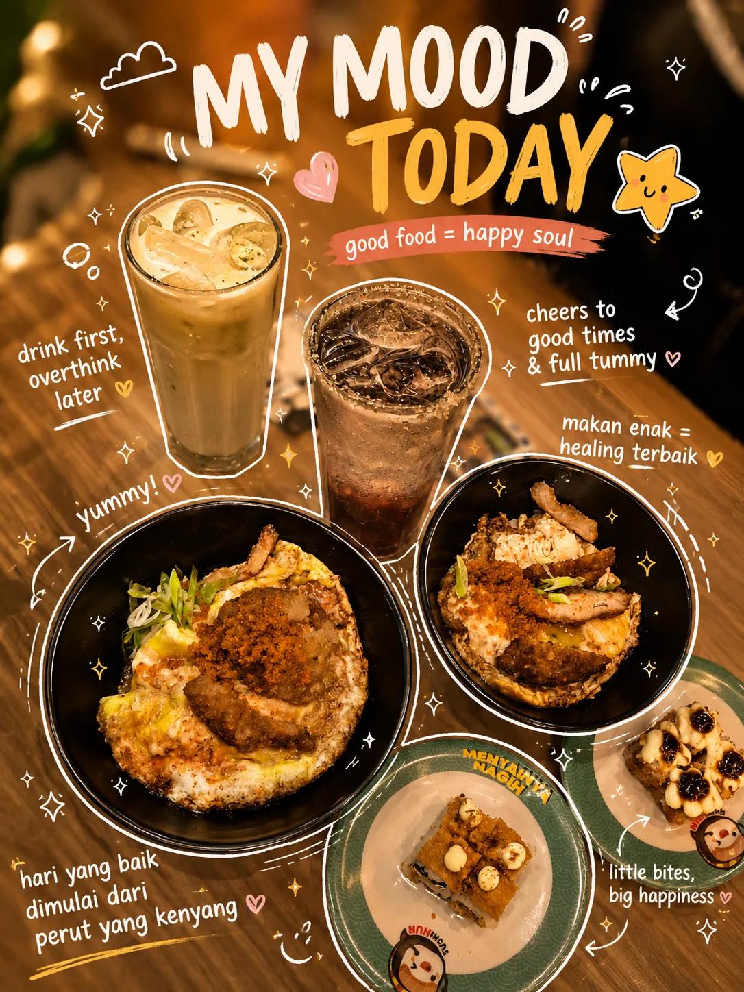 Cute Kawaii Style Food Photography Collage Cozy 4