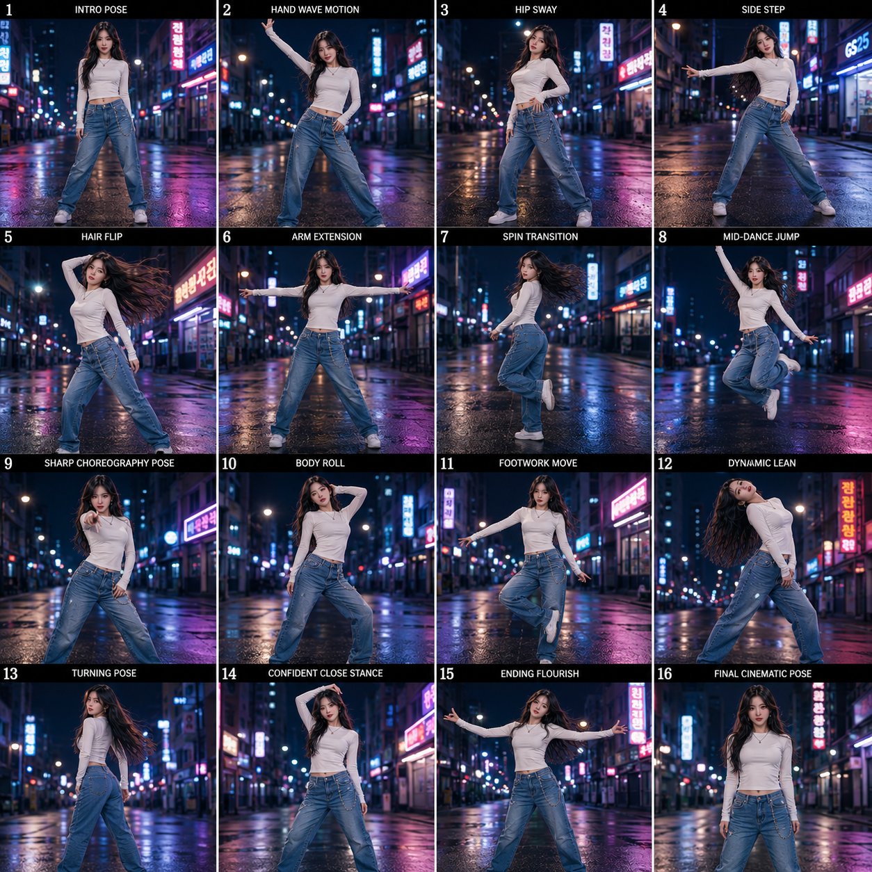 Create High Detail 16 Frame Sequence Sheet