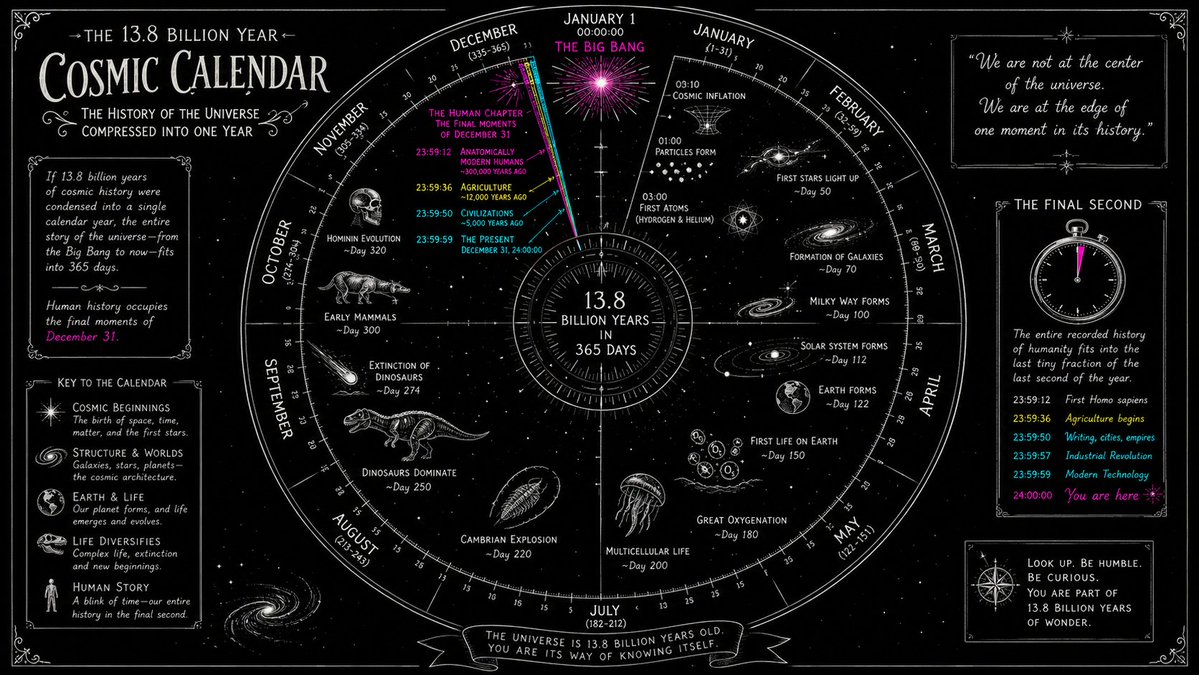 Visualize History Our Universe Single Calendar Year
