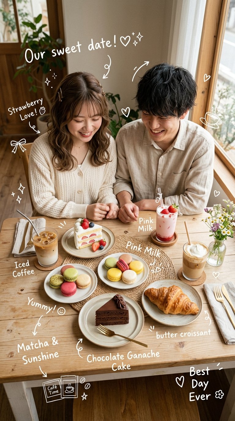 Ultra Realistic Cozy Japanese Korean Caf Photography 2