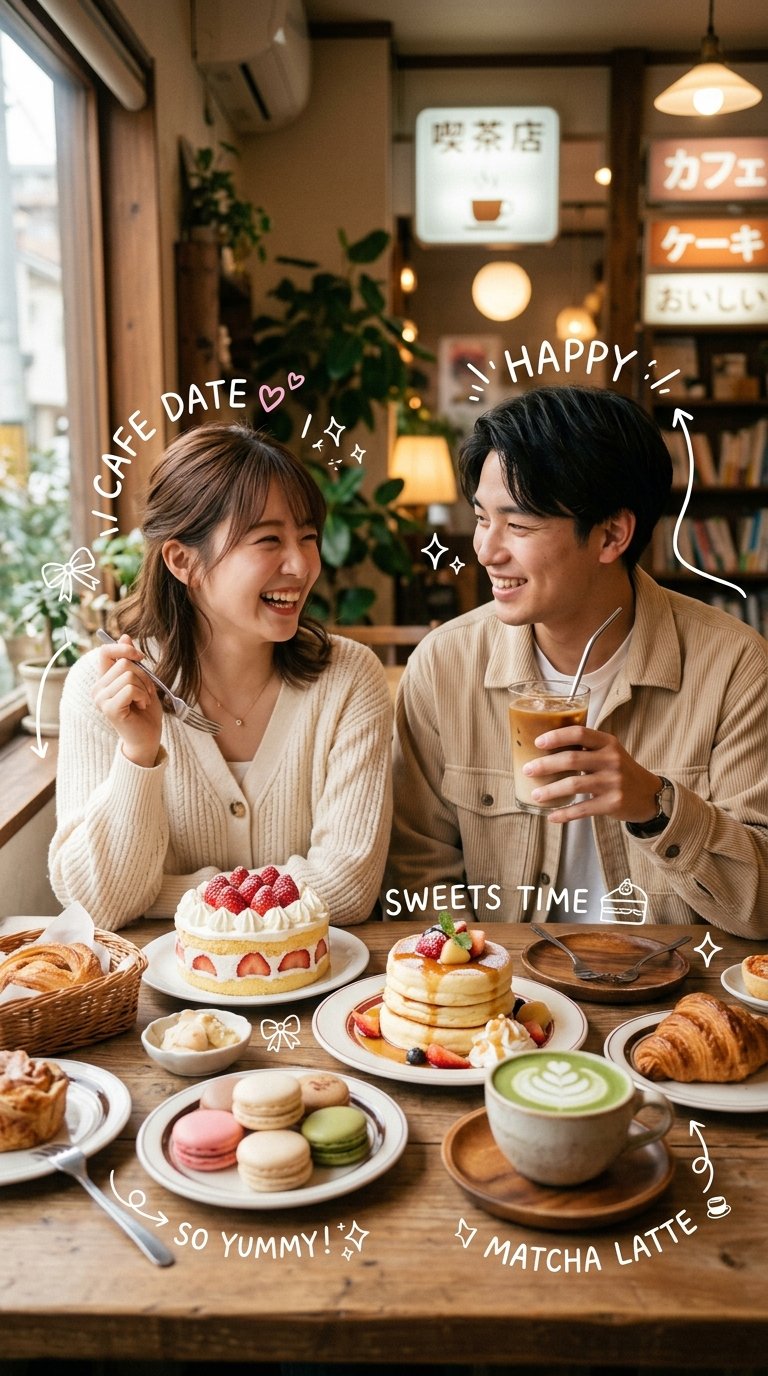 Ultra Realistic Cozy Japanese Korean Caf Photography 3