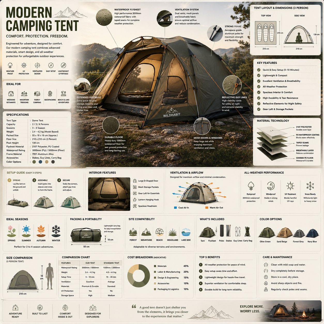 Create Premium Square Reference Style Outdoor Gear