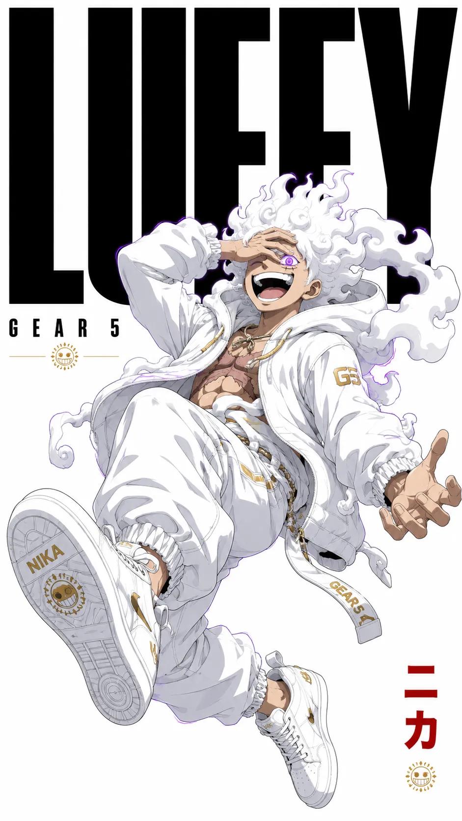 Ultra Detailed Anime Character Poster Futuristic Streetwear 2