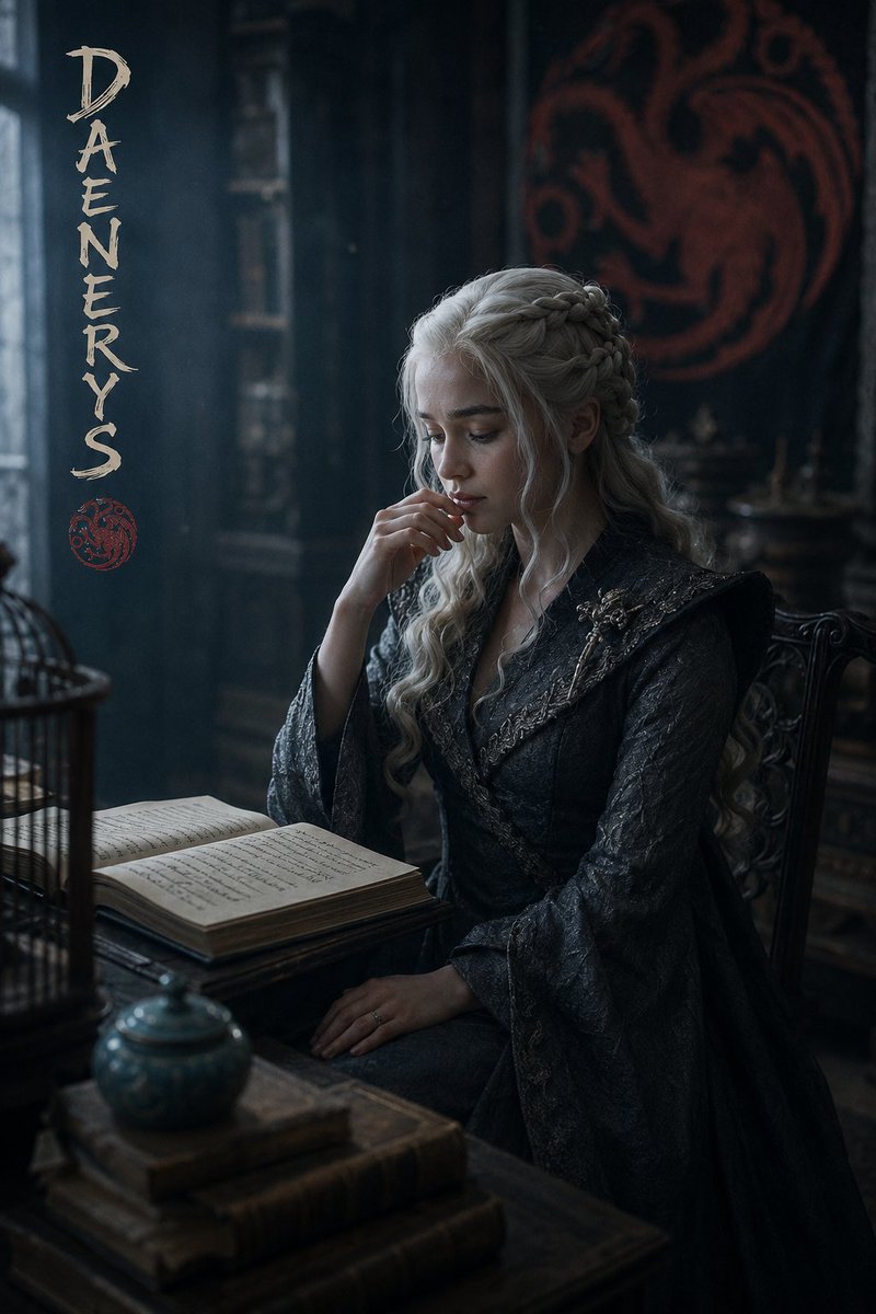 Create Moody Cinematic Portrait Daenarys Targaren One