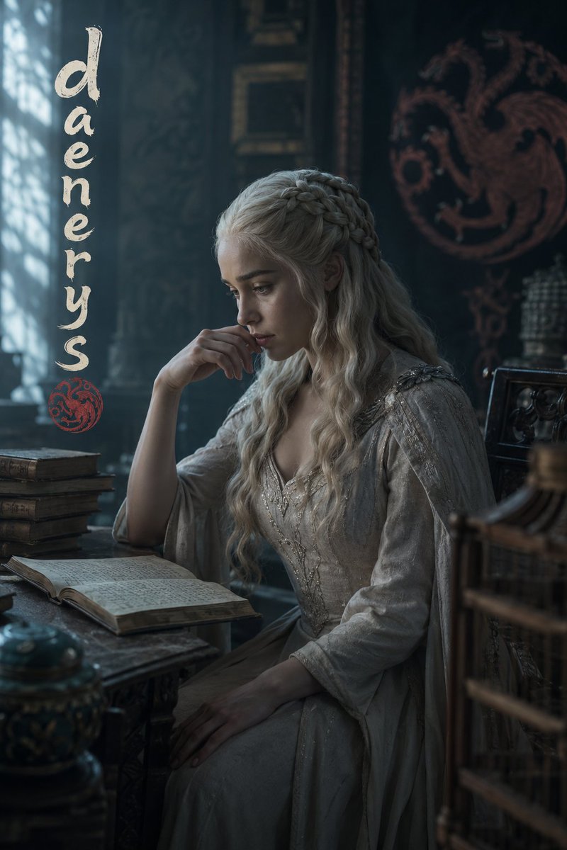 Create Moody Cinematic Portrait Daenarys Targaren One 2