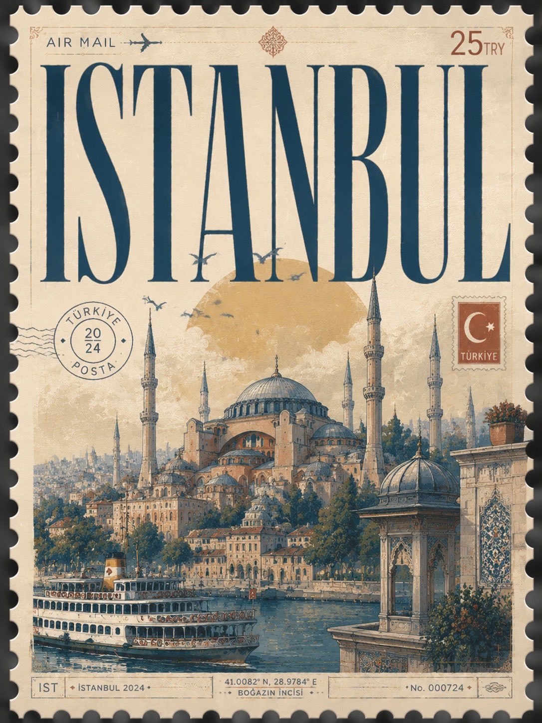Design 4 5 Premium Collectible Postal Stamp