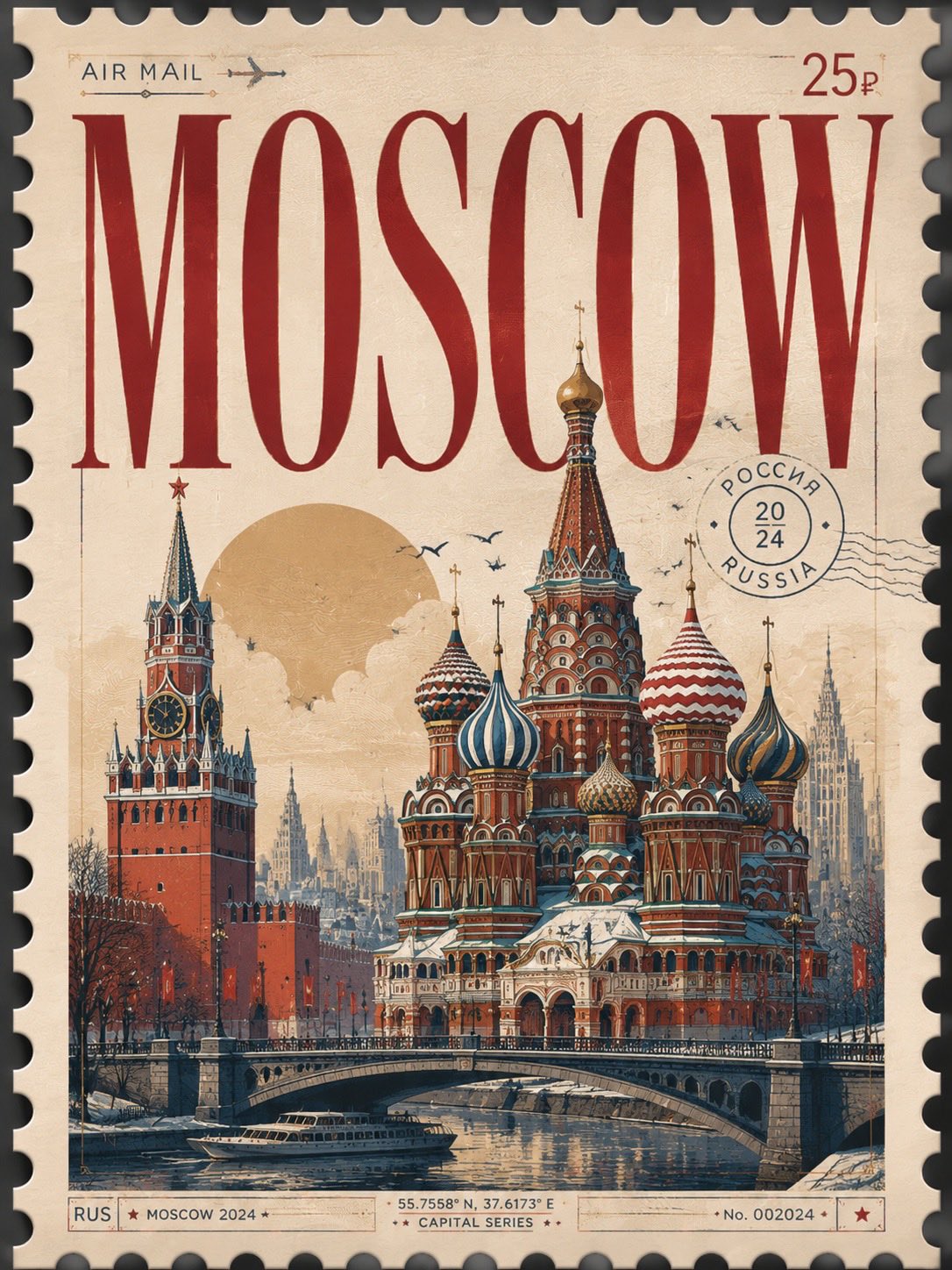 Design 4 5 Premium Collectible Postal Stamp 2