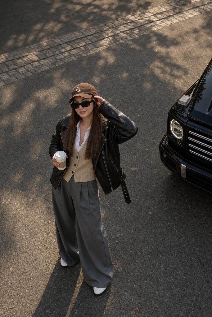 High Angle Editorial Street Style Photograph Taken 2